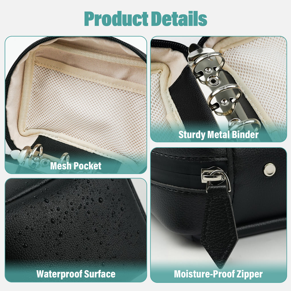 A8 Waterproof Pill Organizer with 14 Coded Pouches, Travel Pill Organizer | BPA-Free Zippered Reusable Pill Pouch Set, Weekly Travel Medicine Organizer, for Fish Oils, Vitamins（Green）