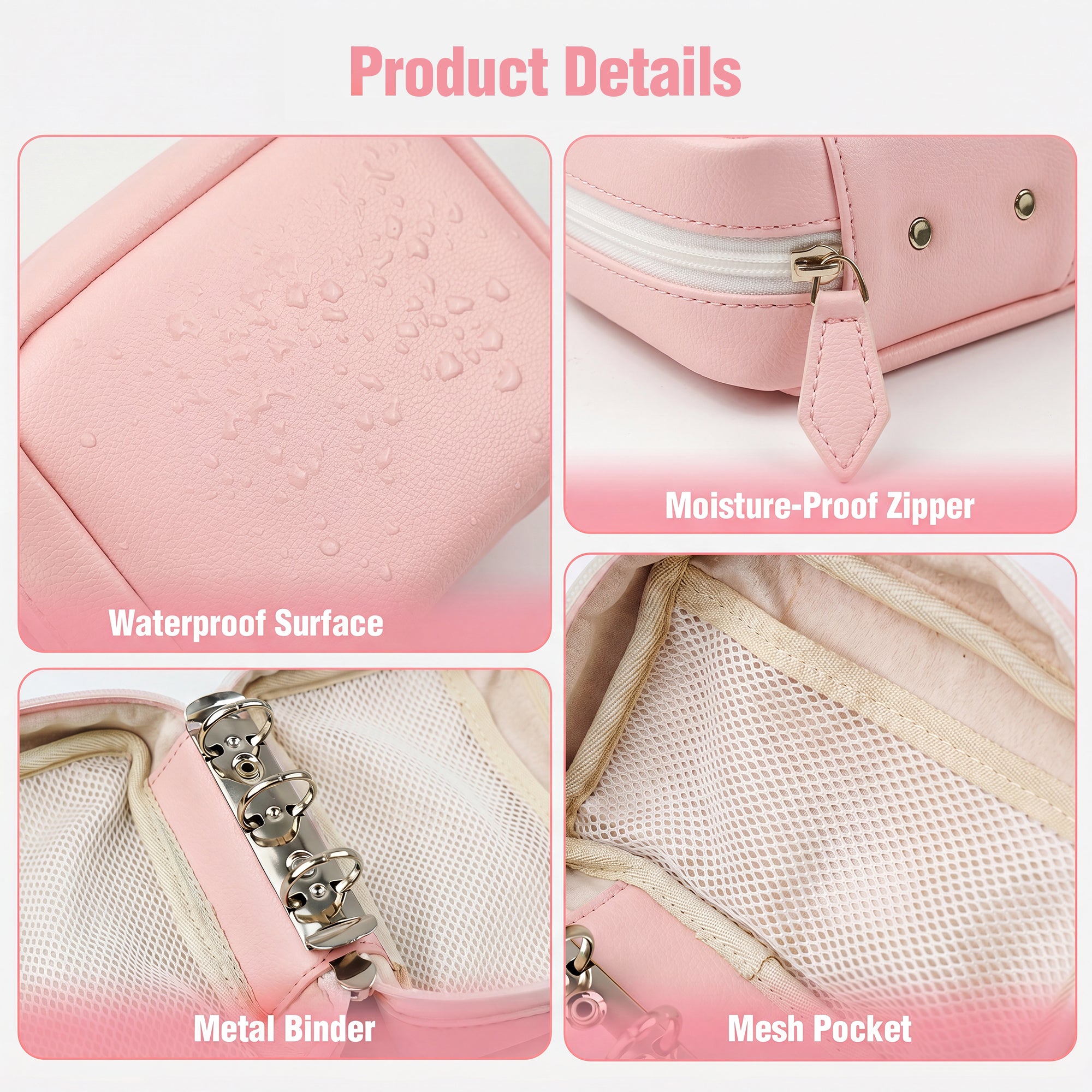 A8 Waterproof Pill Organizer with 14 Coded Pouches, Travel Pill Organizer | BPA-Free Zippered Reusable Pill Pouch Set, Weekly Travel Medicine Organizer, for Fish Oils, Vitamins（Green）